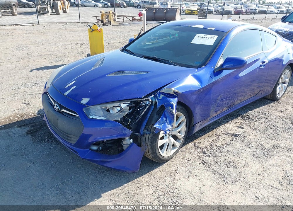 2013 HYUNDAI GENESIS 2.0T VIN: KMHHT6KD5DU092598