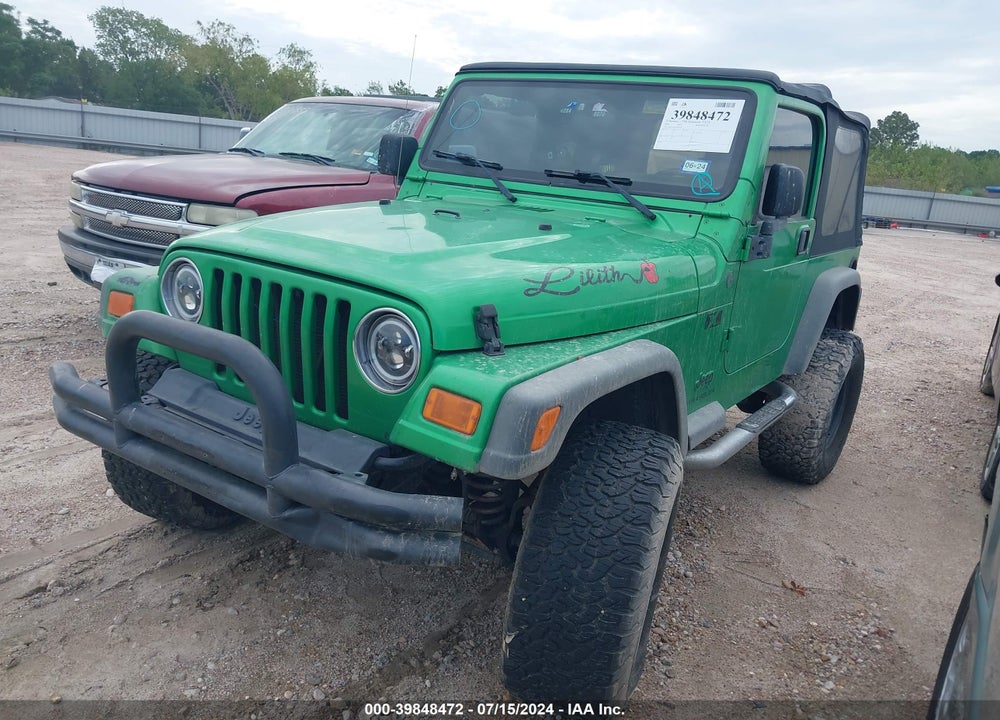 2004 JEEP WRANGLER X VIN: 1J4FA39S24P752013