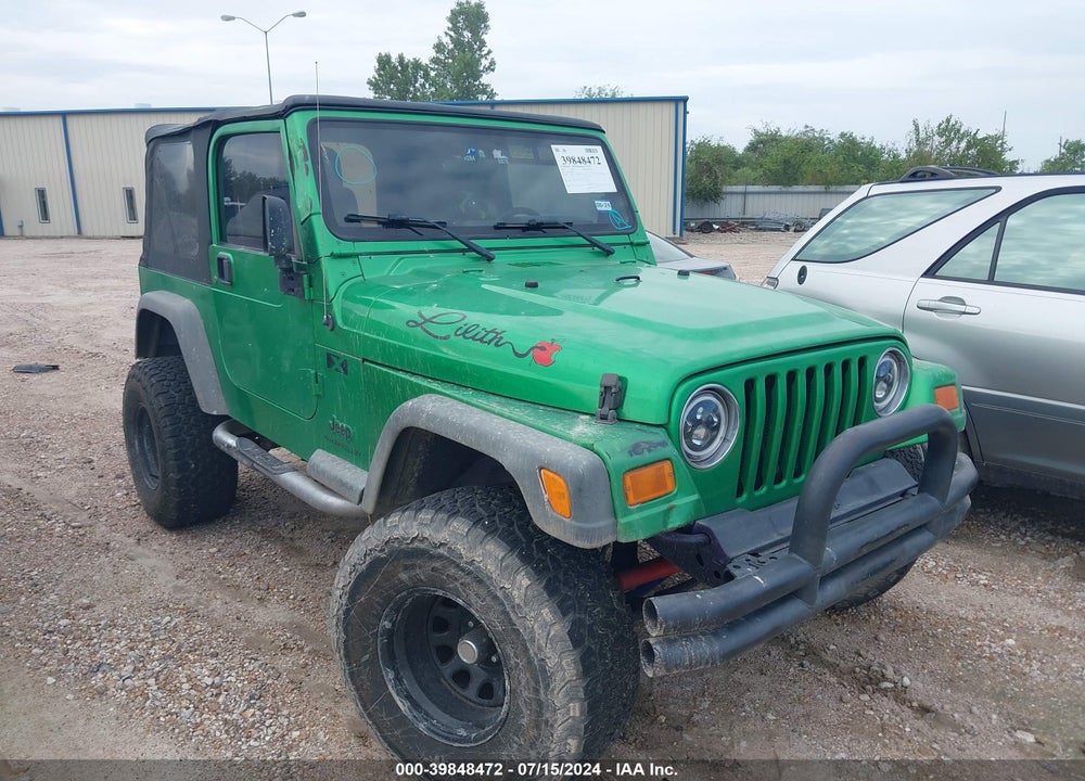 2004 JEEP WRANGLER X VIN: 1J4FA39S24P752013