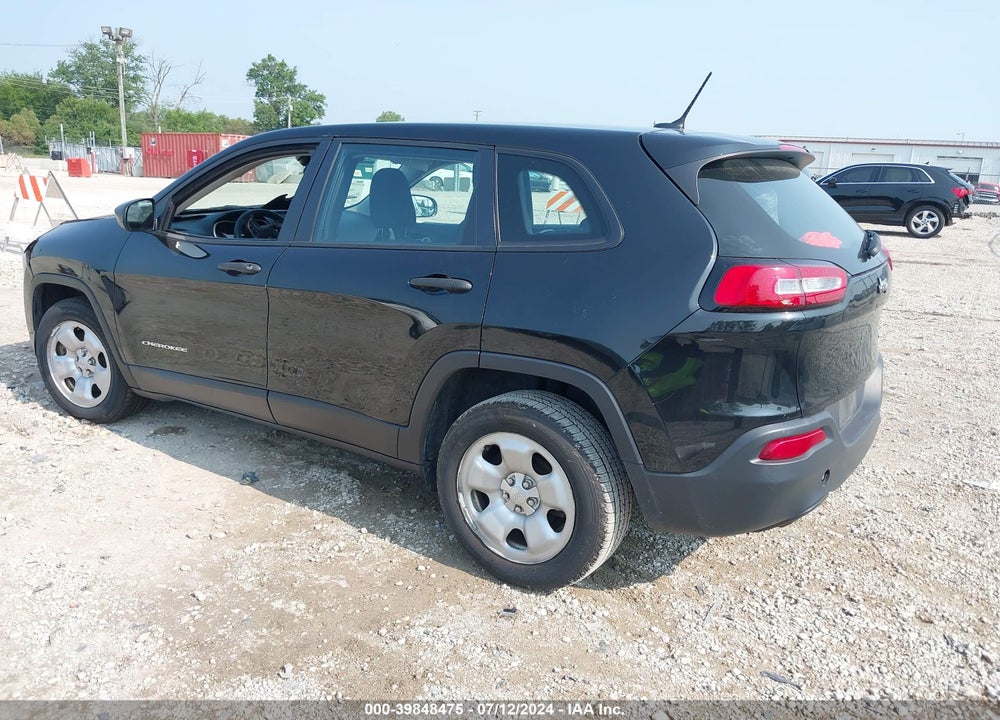 2016 JEEP CHEROKEE SPORT VIN: 1C4PJLAB4GW258400