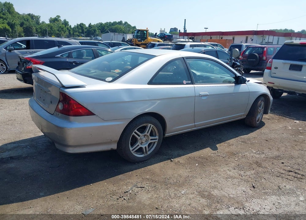 2004 HONDA CIVIC LX VIN: 1HGEM21574L053137