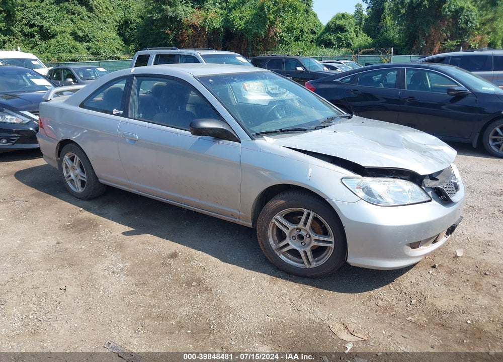 2004 HONDA CIVIC LX VIN: 1HGEM21574L053137