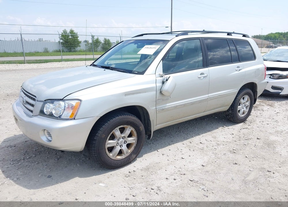 2003 TOYOTA HIGHLANDER V6 VIN: JTEHF21A930125423