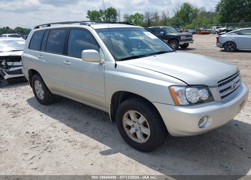 2003 TOYOTA HIGHLANDER V6 VIN: JTEHF21A930125423