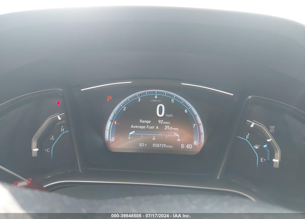 2019 HONDA CIVIC EX VIN: SHHFK7H65KU409099