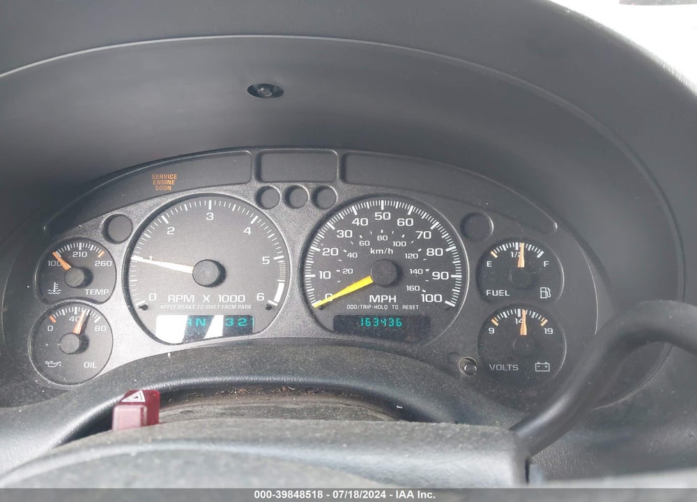 2001 CHEVROLET S-10 LS VIN: 1GCDT13W31K197721