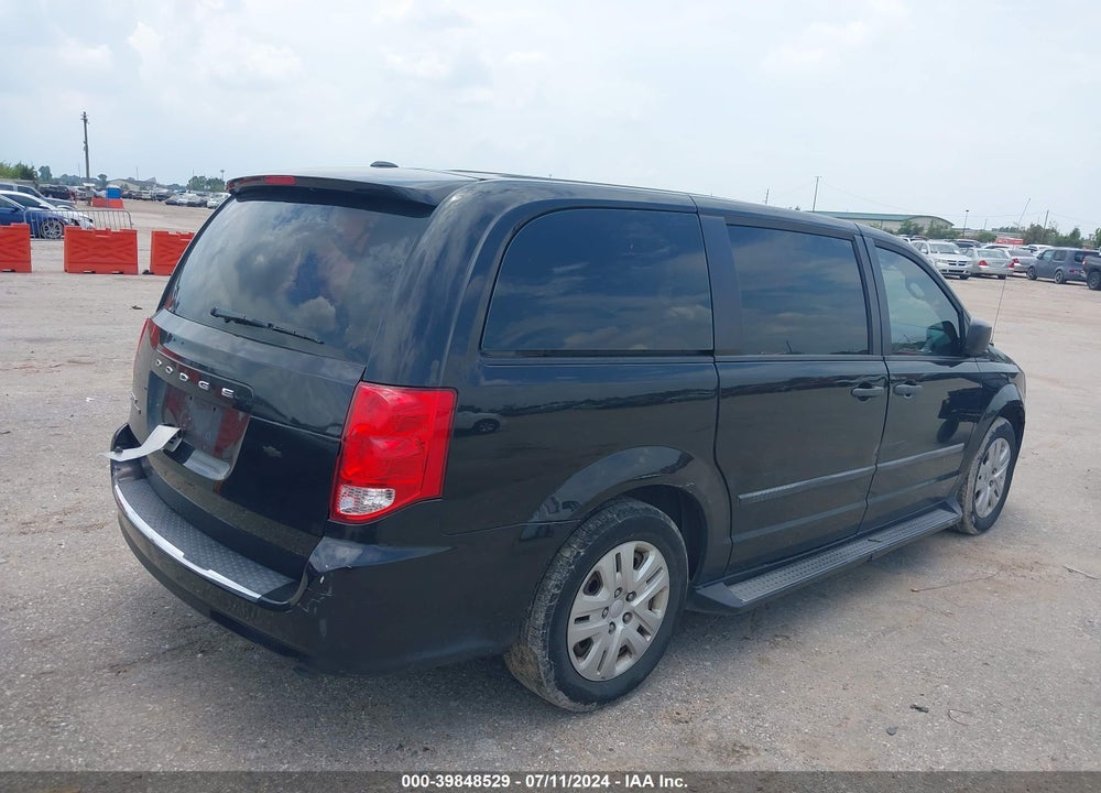 2016 DODGE GRAND CARAVAN AMERICAN VALUE PKG VIN: 2C4RDGBG3GR250752