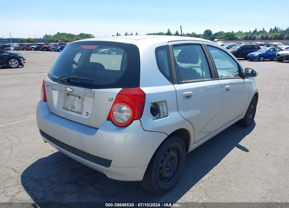 2009 CHEVROLET AVEO LT VIN: KL1TD66E29B308450