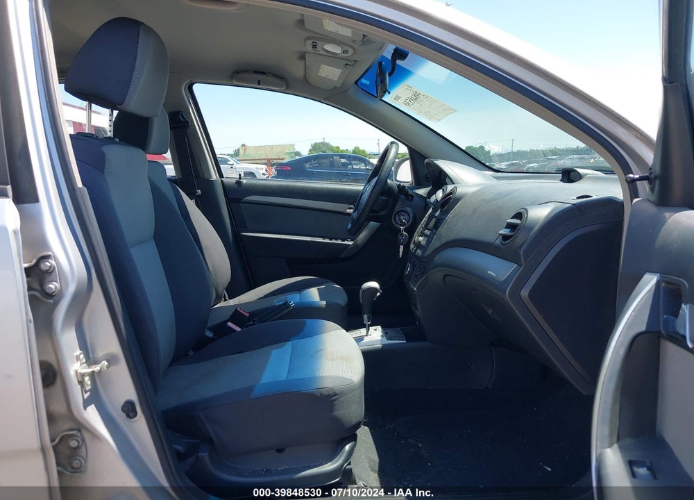2009 CHEVROLET AVEO LT VIN: KL1TD66E29B308450