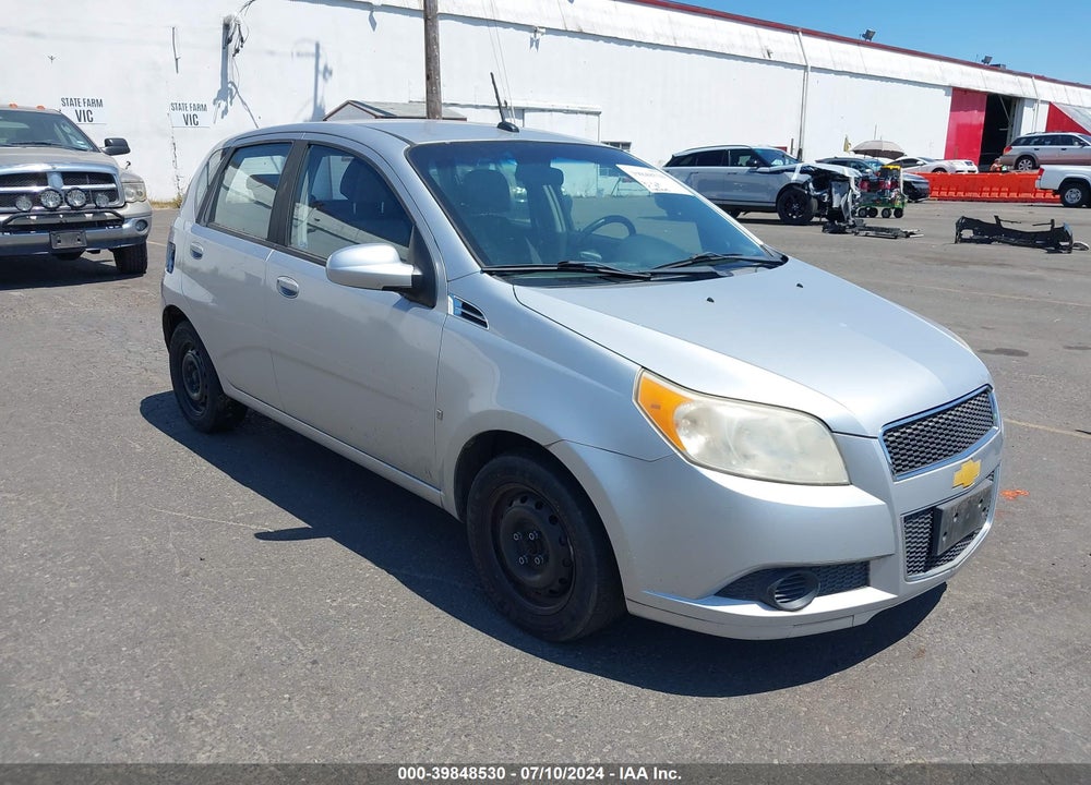 2009 CHEVROLET AVEO LT VIN: KL1TD66E29B308450