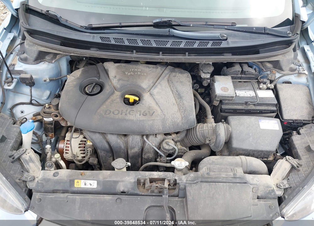 2013 HYUNDAI ELANTRA GS VIN: KMHDH6AE3DU009390