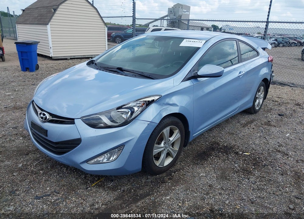 2013 HYUNDAI ELANTRA GS VIN: KMHDH6AE3DU009390