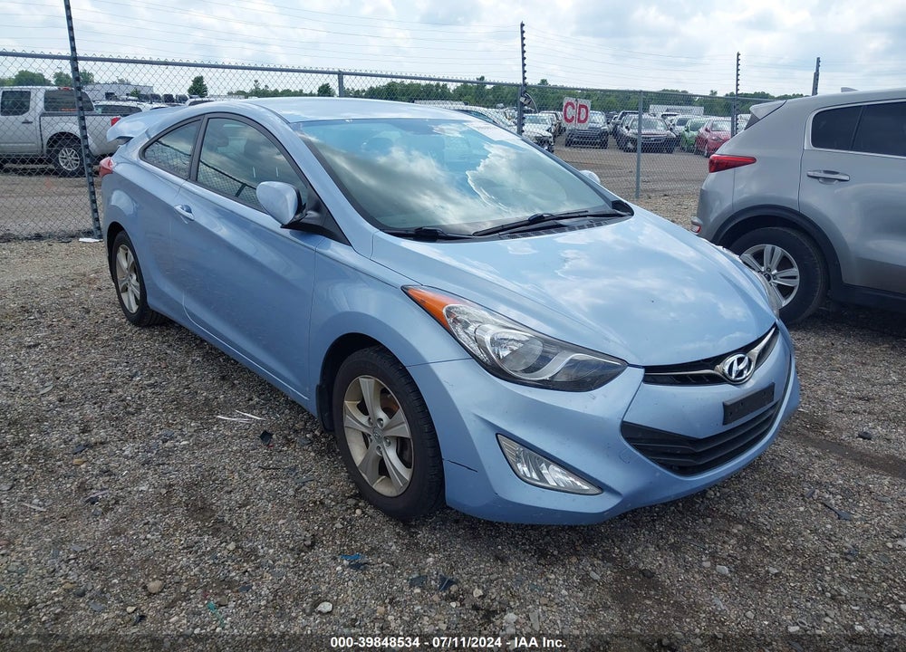 2013 HYUNDAI ELANTRA GS VIN: KMHDH6AE3DU009390