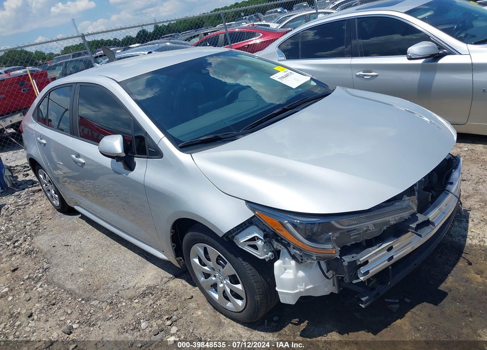 2022 TOYOTA COROLLA LE VIN: 5YFEPMAE5NP386298