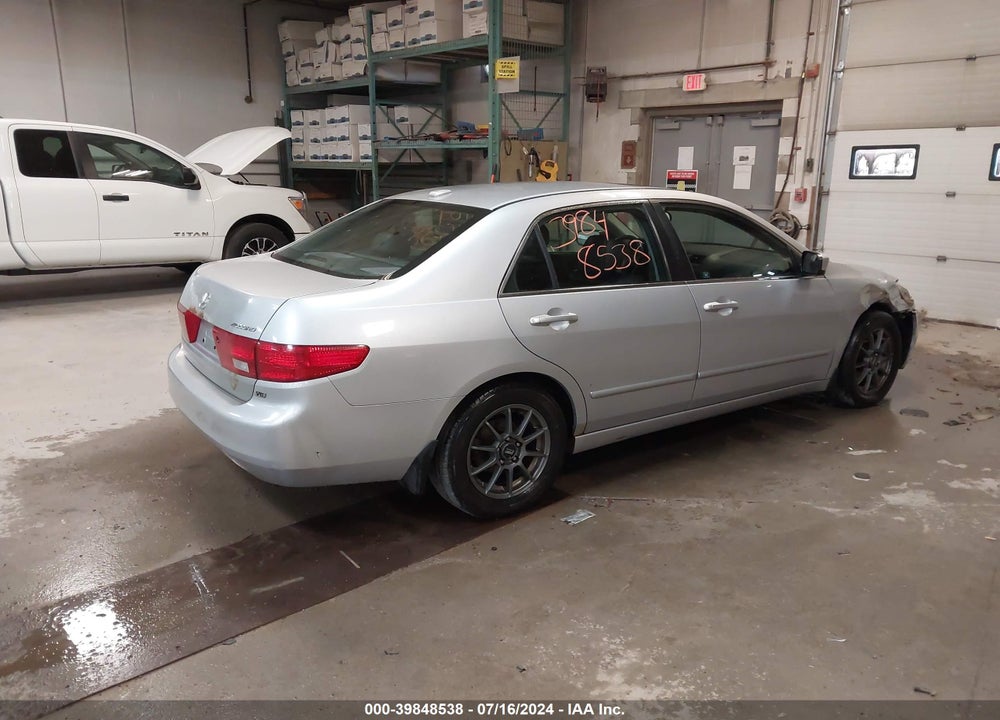 2005 HONDA ACCORD 3.0 EX VIN: 1HGCM66595A058893