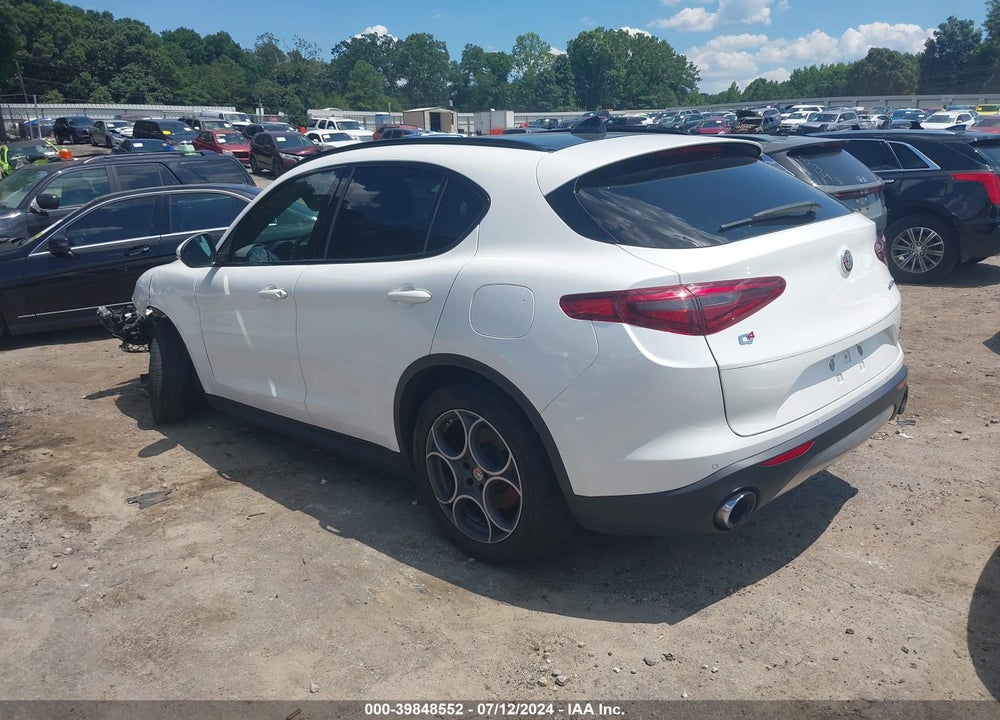 2018 ALFA ROMEO STELVIO TI SPORT AWD VIN: ZASFAKNN9J7B98567