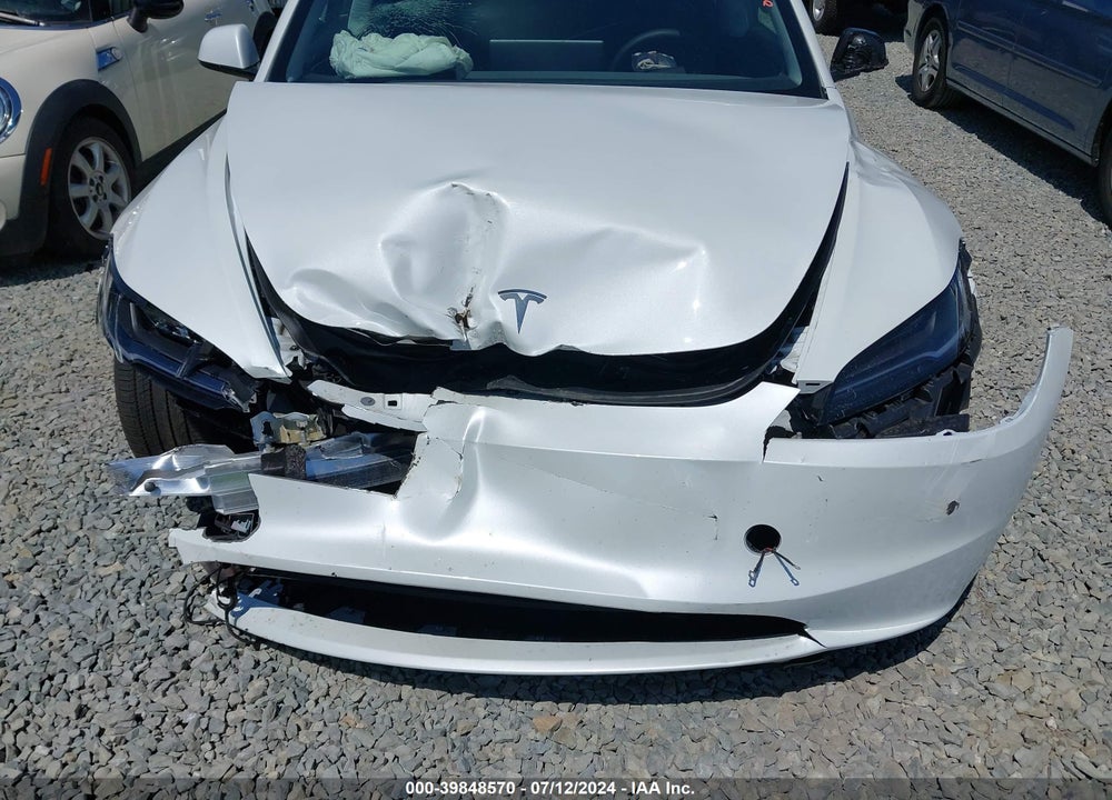 2024 TESLA MODEL 3 REAR-WHEEL DRIVE VIN: 5YJ3E1EAXRF727053