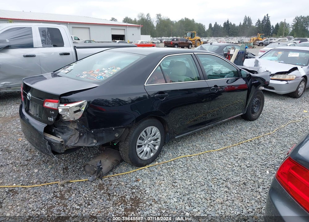 2013 TOYOTA CAMRY HYBRID LE VIN: 4T1BD1FK1DU078650