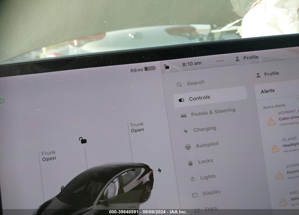 2018 TESLA MODEL 3 LONG RANGE/PERFORMANCE VIN: 5YJ3E1EB7JF081810