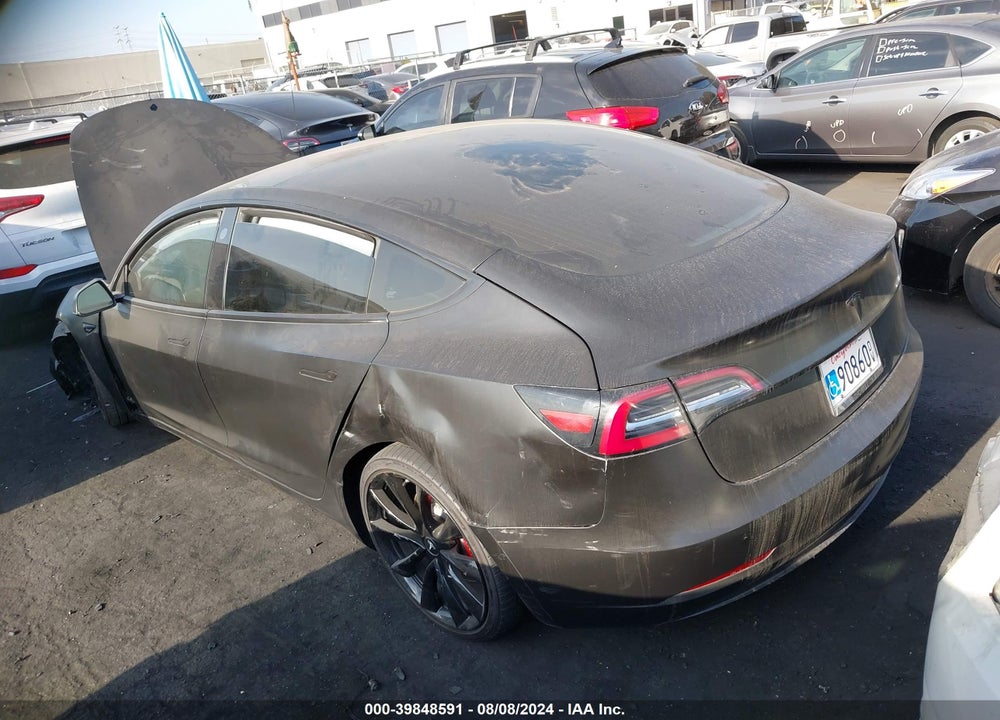 2018 TESLA MODEL 3 LONG RANGE/PERFORMANCE VIN: 5YJ3E1EB7JF081810