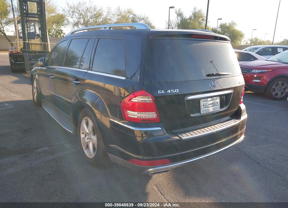 2012 MERCEDES-BENZ GL 450 4MATIC VIN: 4JGBF7BE7CA774099