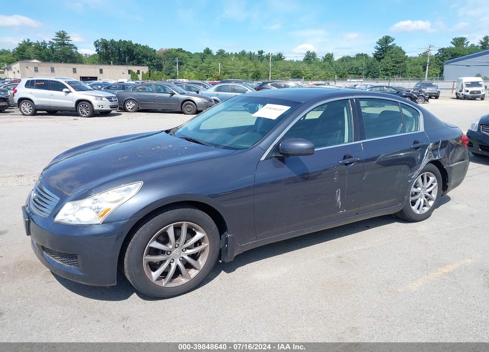 2008 INFINITI G35X VIN: JNKBV61F38M258760