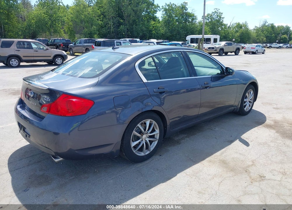2008 INFINITI G35X VIN: JNKBV61F38M258760