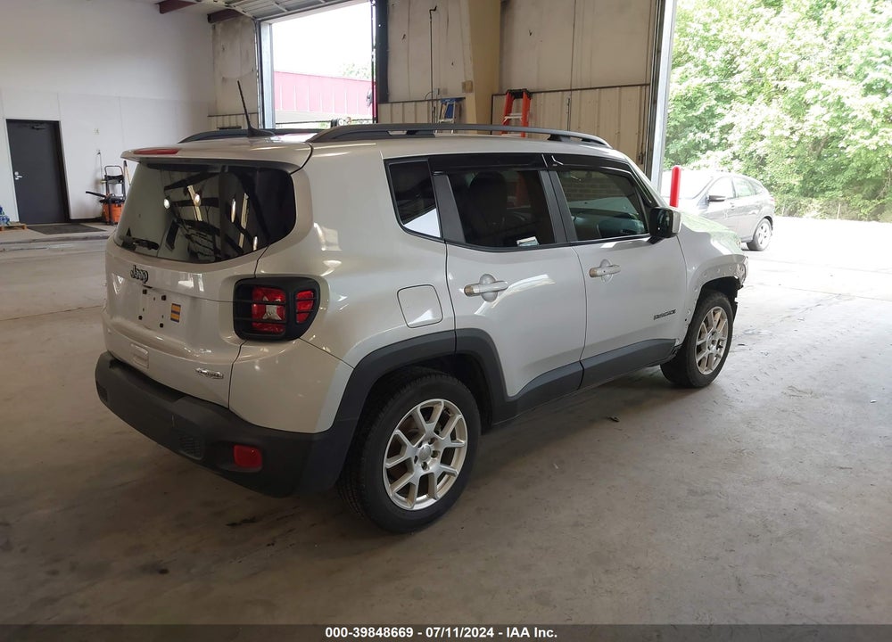 2019 JEEP RENEGADE LATITUDE FWD VIN: ZACNJABB0KPK84442