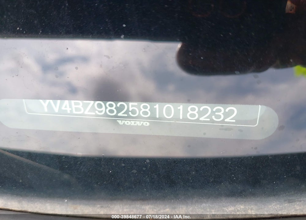 2008 VOLVO XC70 3.2 VIN: YV4BZ982581018232