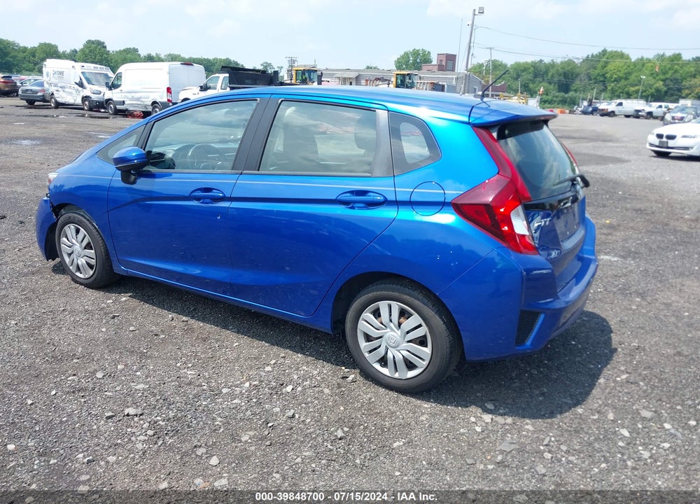 2017 HONDA FIT VIN: JHMGK5H55HS005201