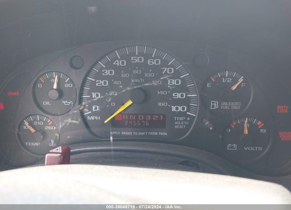 1996 GMC SAVANA RV G1500 VIN: 1GDFG15M7T1014723