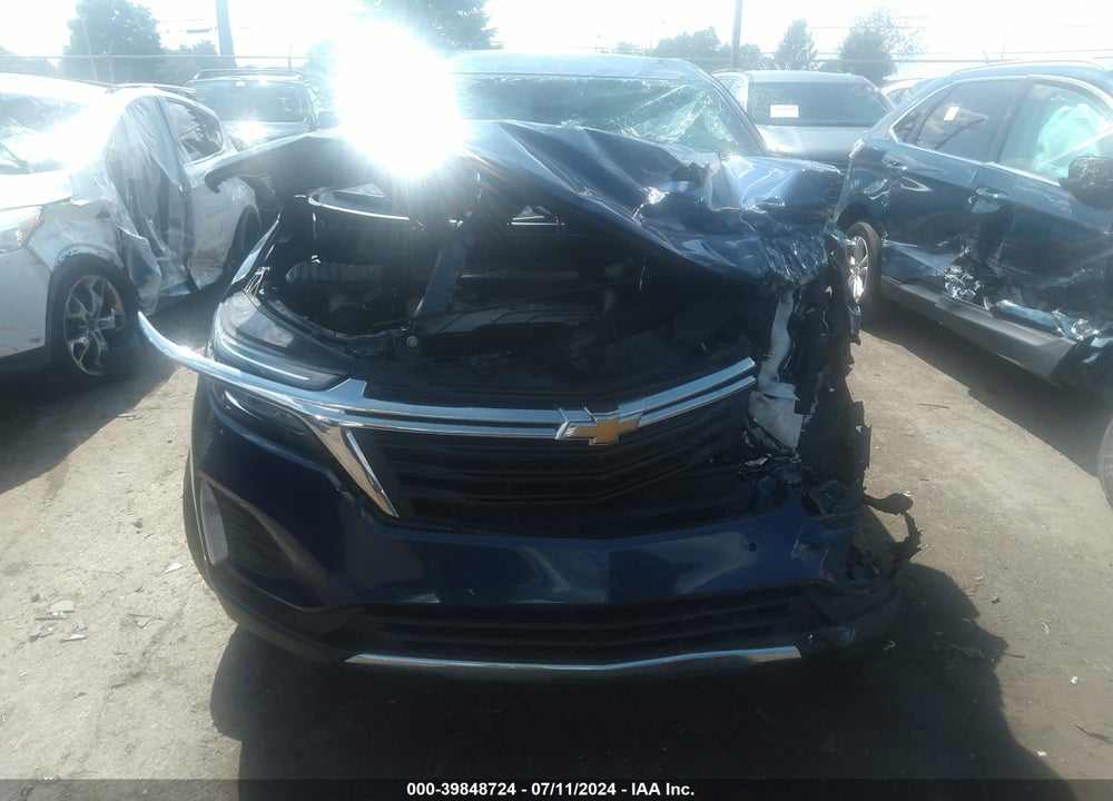 2022 CHEVROLET EQUINOX FWD LT VIN: 3GNAXKEV2NL290629