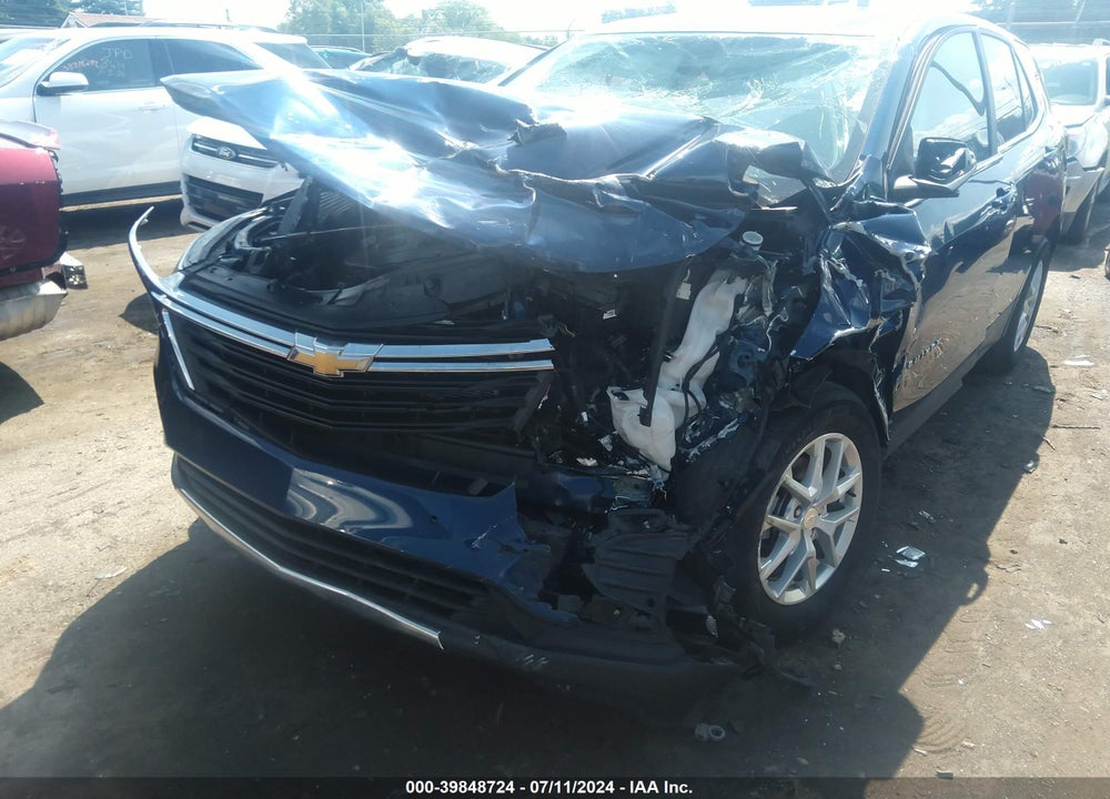 2022 CHEVROLET EQUINOX FWD LT VIN: 3GNAXKEV2NL290629