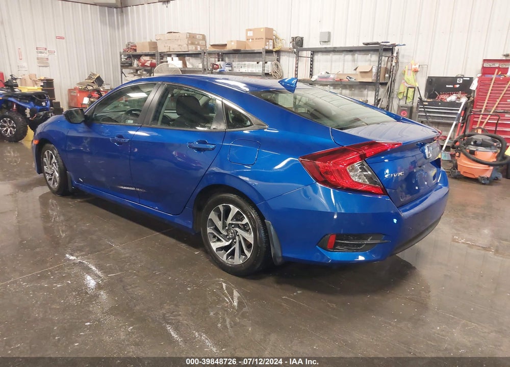2018 HONDA CIVIC EX VIN: 2HGFC2F7XJH572631