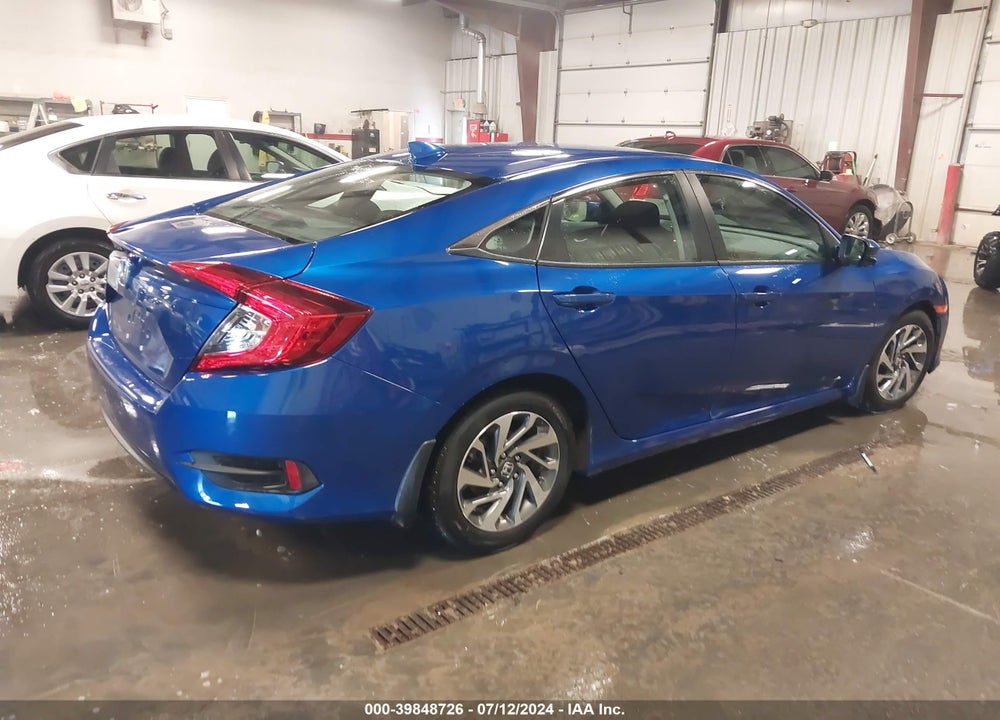 2018 HONDA CIVIC EX VIN: 2HGFC2F7XJH572631