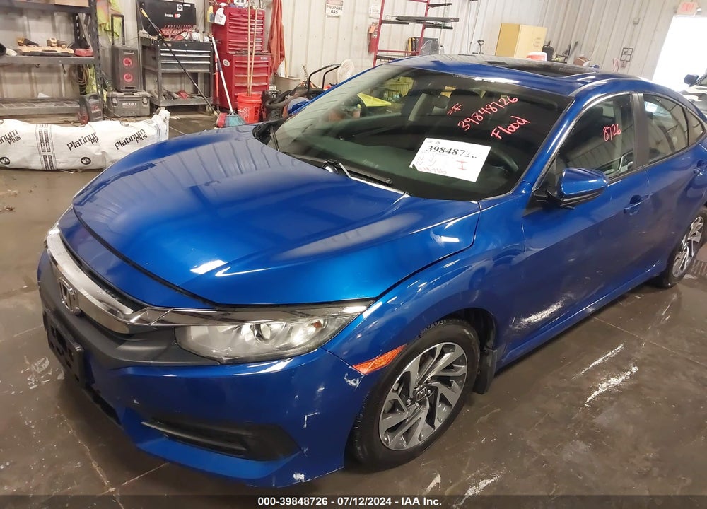 2018 HONDA CIVIC EX VIN: 2HGFC2F7XJH572631