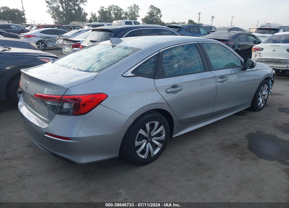 2022 HONDA CIVIC LX VIN: 2HGFE2F28NH509404