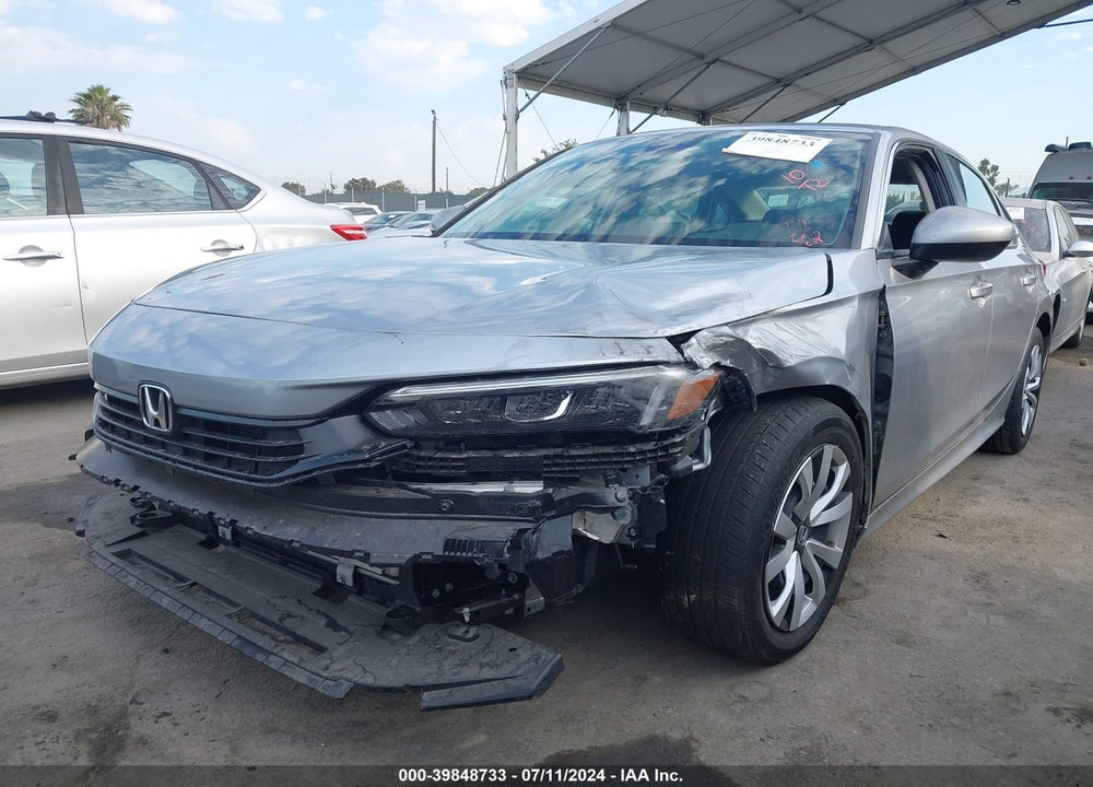 2022 HONDA CIVIC LX VIN: 2HGFE2F28NH509404