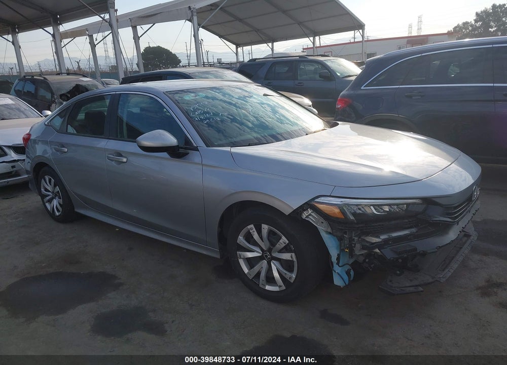 2022 HONDA CIVIC LX VIN: 2HGFE2F28NH509404