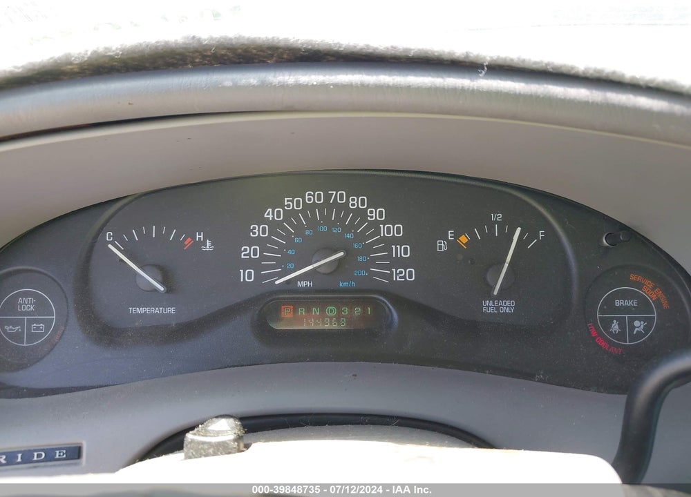 1997 BUICK CENTURY CUSTOM VIN: 2G4WS52M3V1423227
