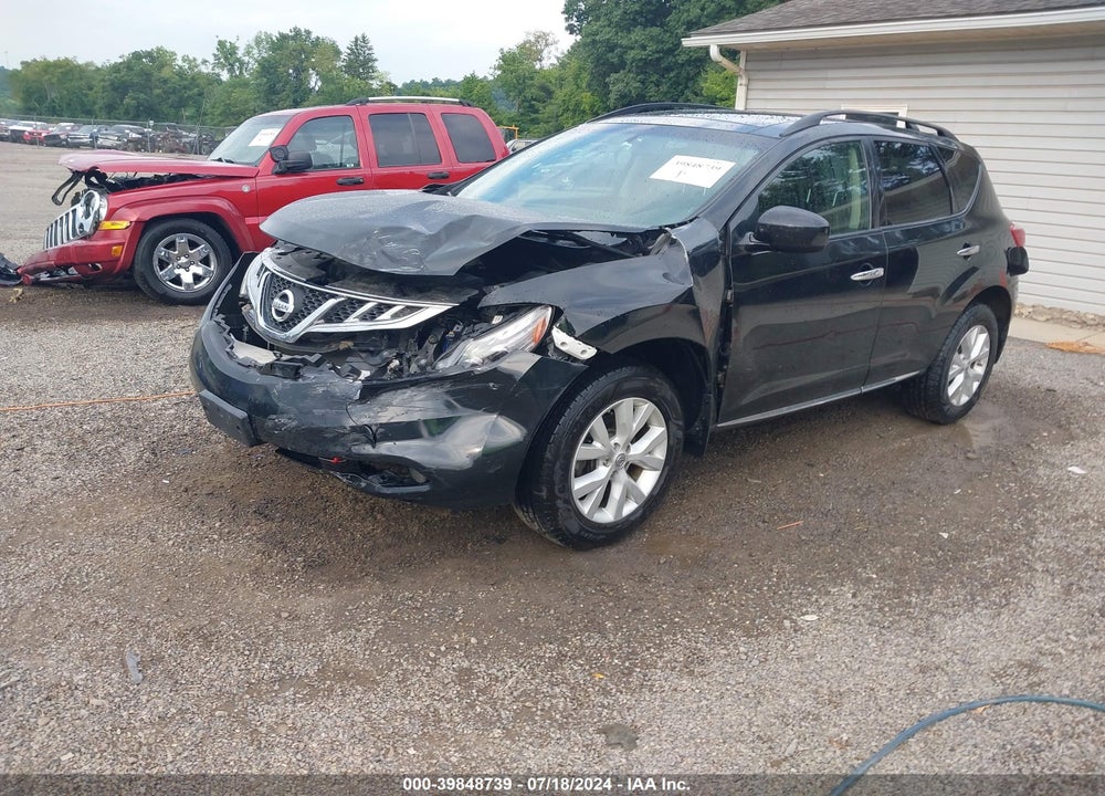 2012 NISSAN MURANO SV VIN: JN8AZ1MW3CW200665
