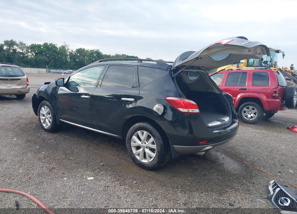 2012 NISSAN MURANO SV VIN: JN8AZ1MW3CW200665