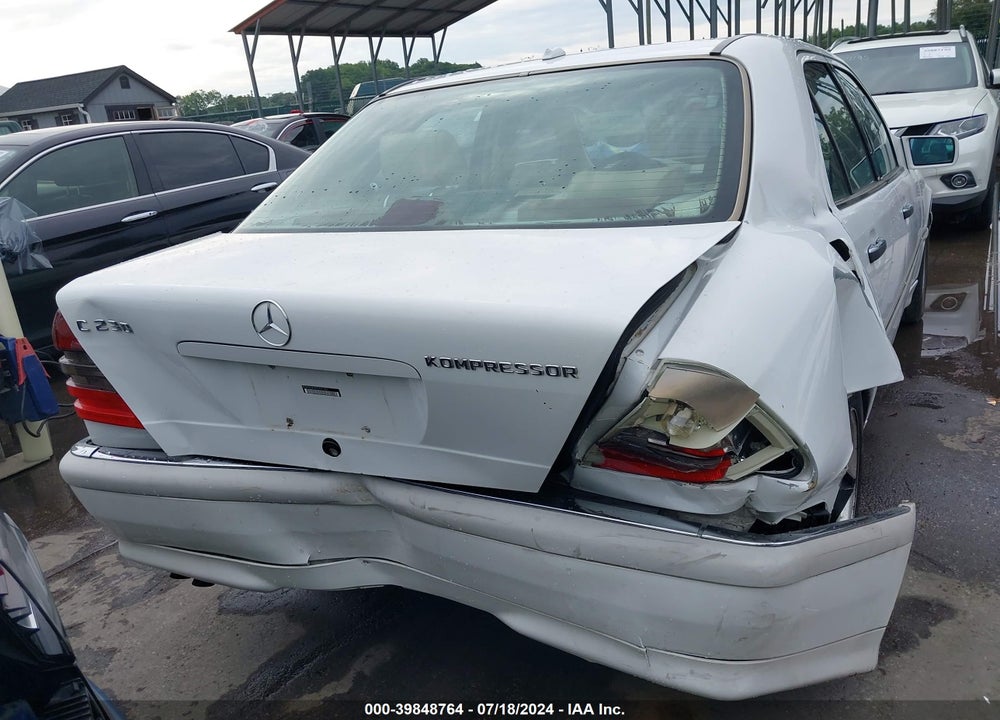 2000 MERCEDES-BENZ C 230 KOMPRESSOR VIN: WDBHA24G9YF927783