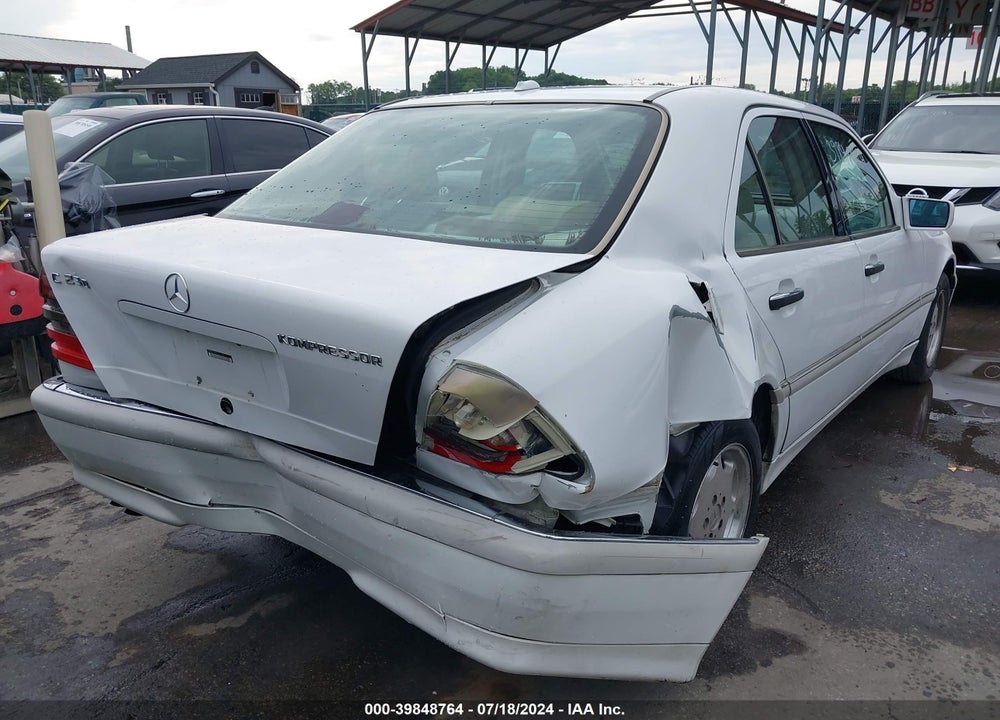 2000 MERCEDES-BENZ C 230 KOMPRESSOR VIN: WDBHA24G9YF927783