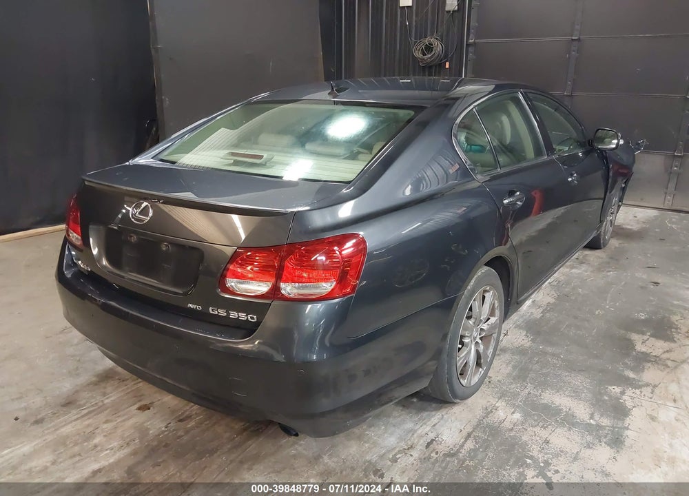2008 LEXUS GS 350 VIN: JTHCE96S780017996