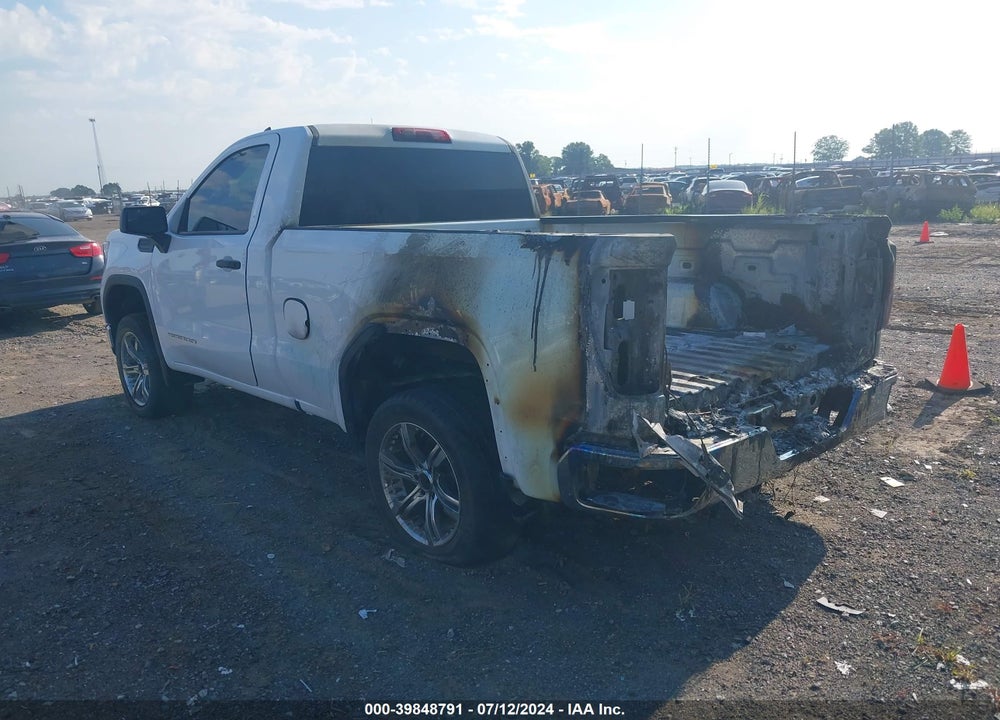 2024 GMC SIERRA 1500 4WD REGULAR CAB STANDARD BOX PRO VIN: 3GTNUAEK7RG292314