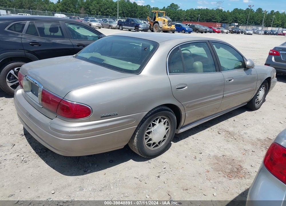2001 BUICK LESABRE CUSTOM VIN: 1G4HP54K514272802