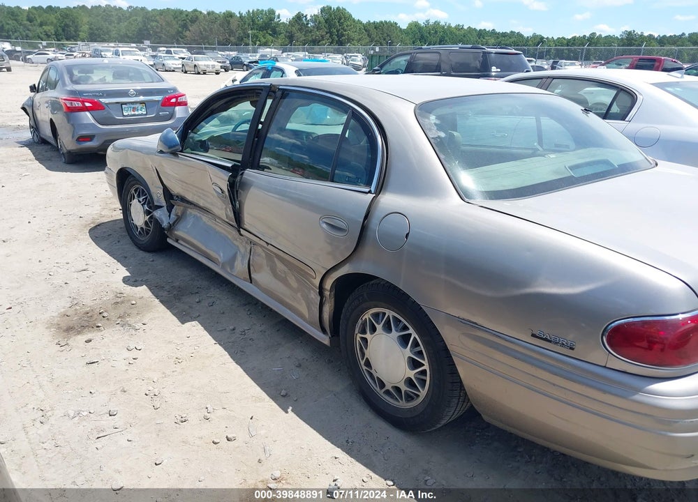 2001 BUICK LESABRE CUSTOM VIN: 1G4HP54K514272802