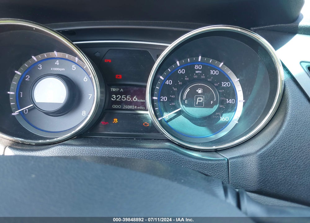 2011 HYUNDAI SONATA GLS VIN: 5NPEB4AC7BH204056