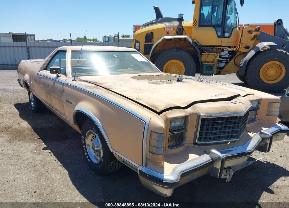 1979 FORD RANCHERO VIN: 0000009H47H127580